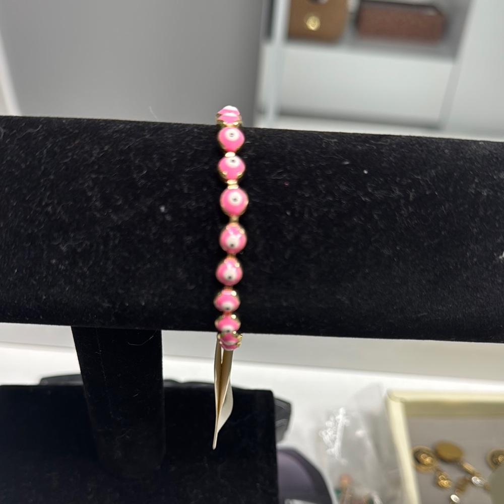 Pink Beaded Bracelet